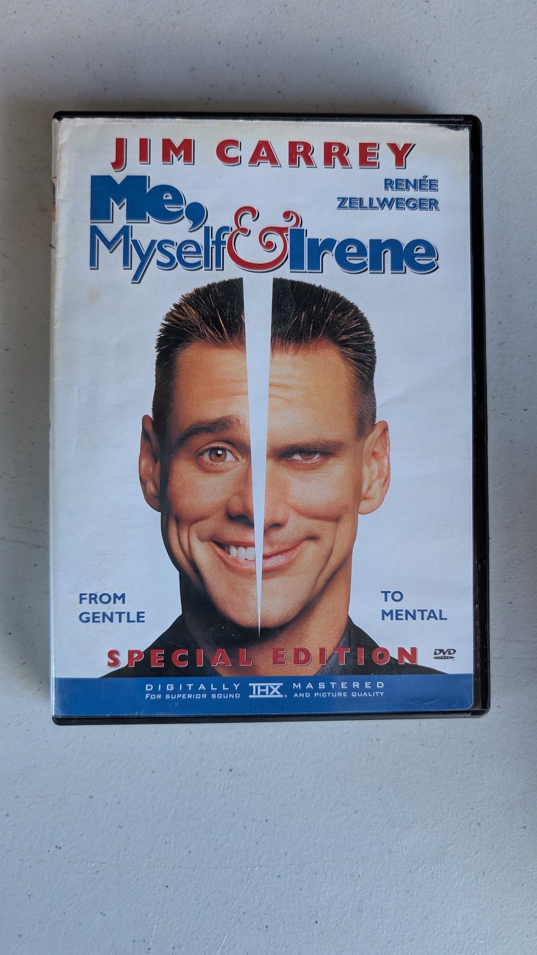 Me, Myself & Irene (DVD, 2000, R) Jim Carrey, Renée Zellweger