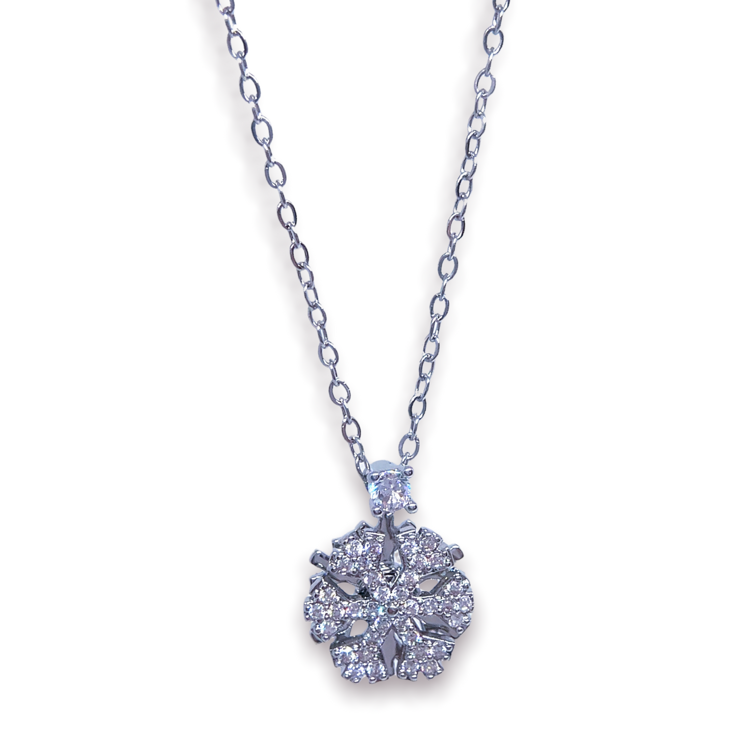 Lumi *Rotating Snowflake* Necklace