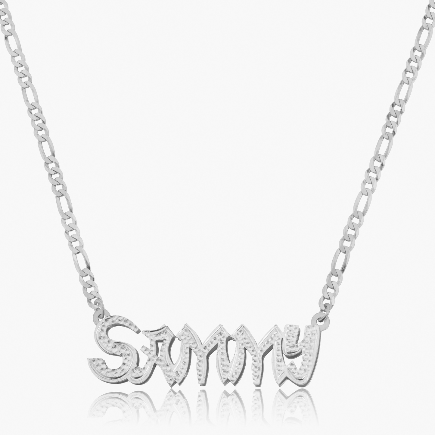 Kid's Double Plated "Take-out" Name Necklace