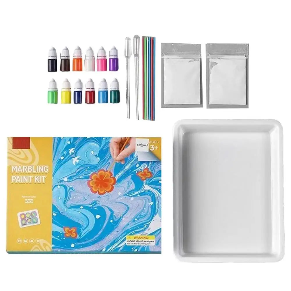 Water Marbling Paint Set β DIY Art Kit for Kids & Adults