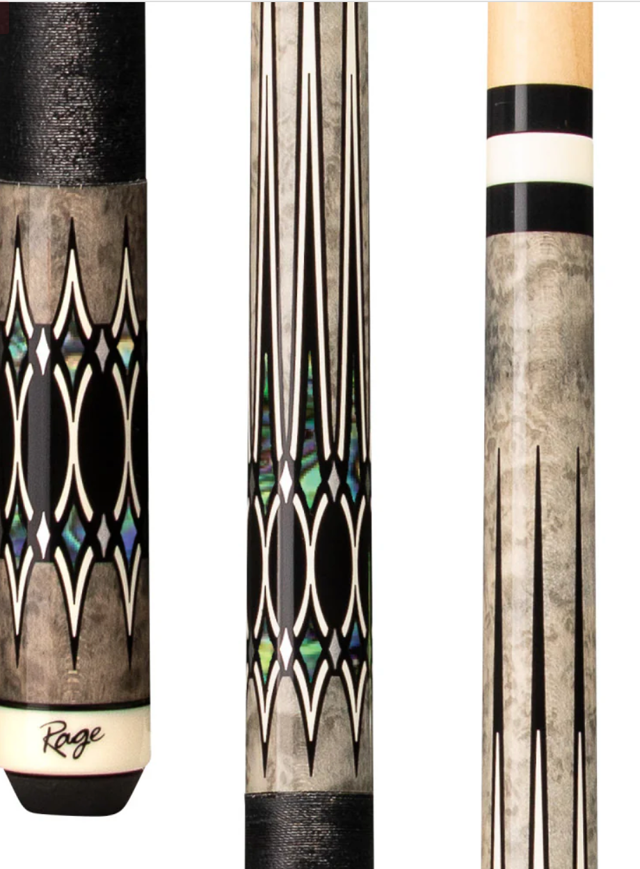 Rage Nacre Daggers Cue with Black Nylon Wrap