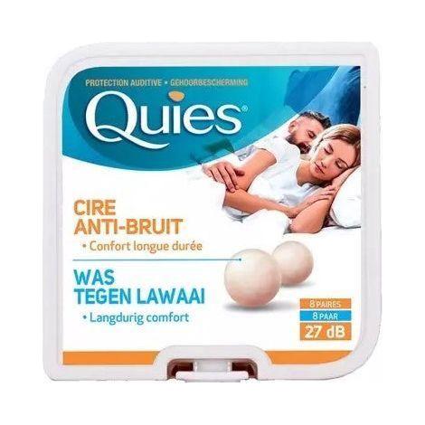 Quies Anti Noise Wax Earplugs 27 db - 8 pairs