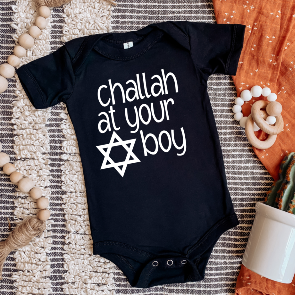 Challah at Your Boy/Ain't No Challah Back Girl Baby and Toddler Shirt