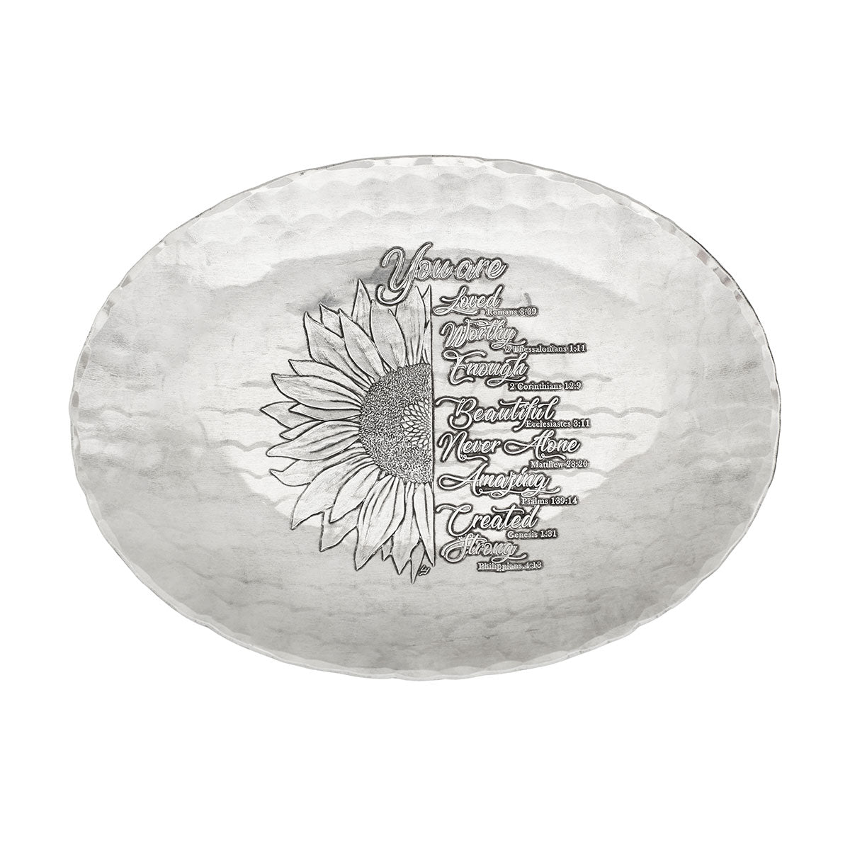 You Are... Sunflower Medium Oval Bowl