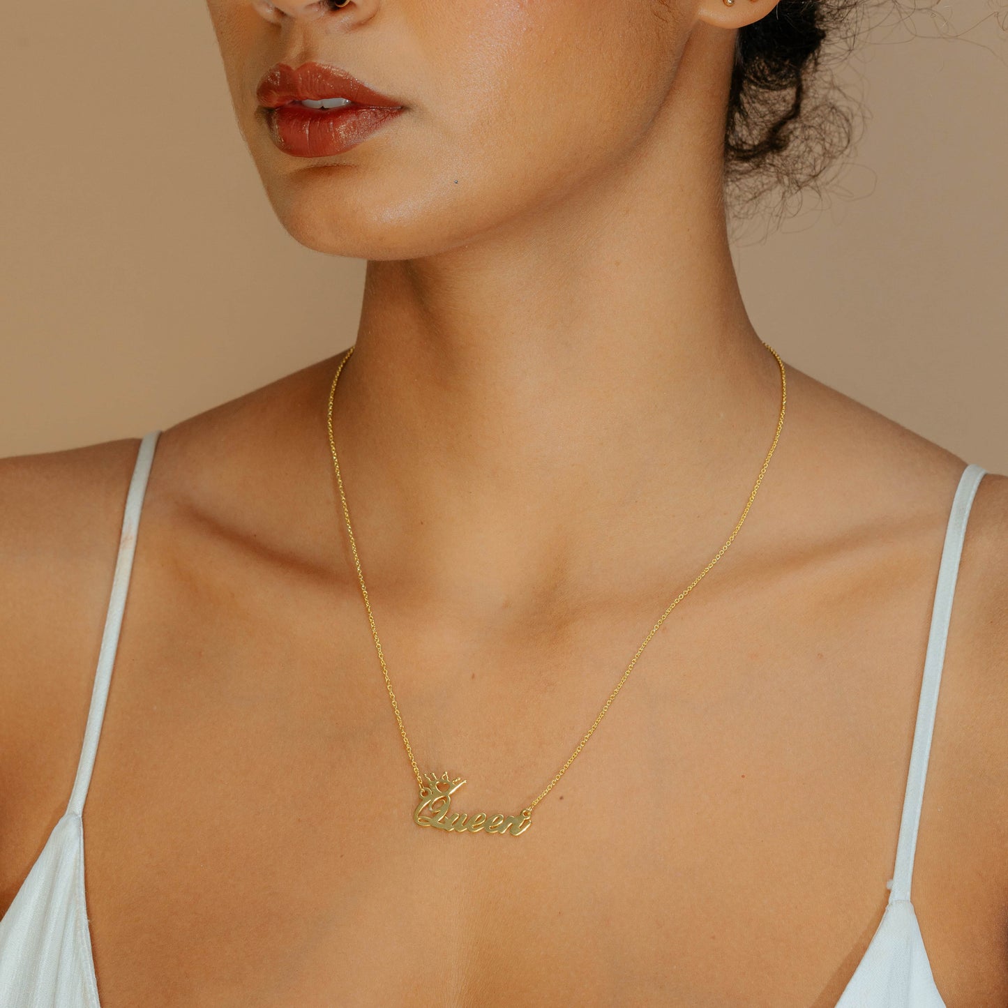 Crown Name Necklace
