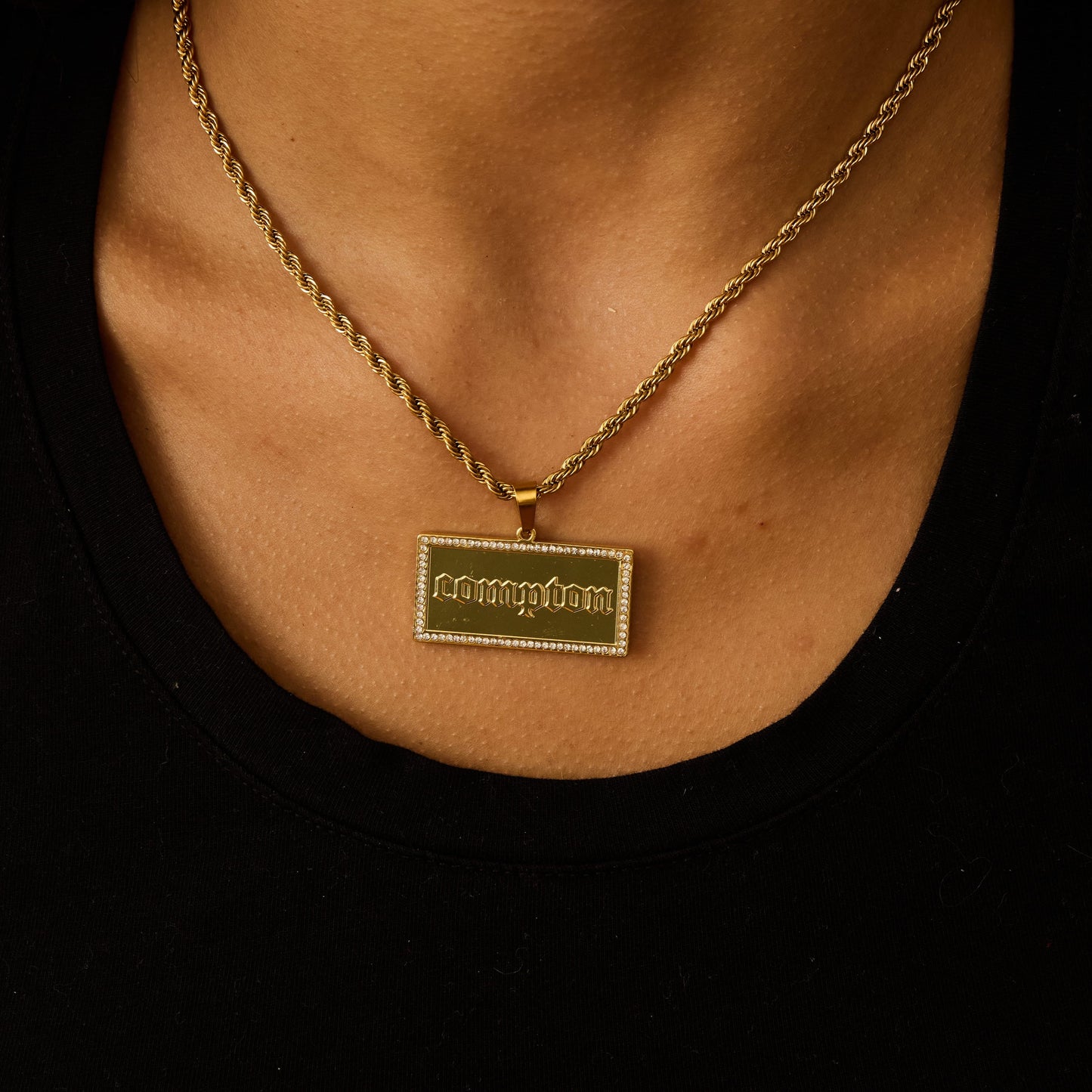 Iced Legacy Name Pendant