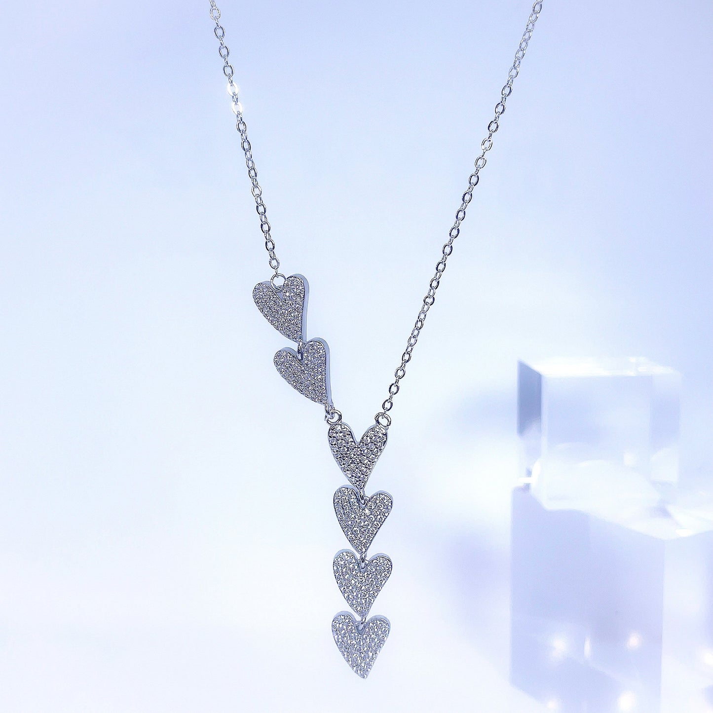 Y Heart Necklace