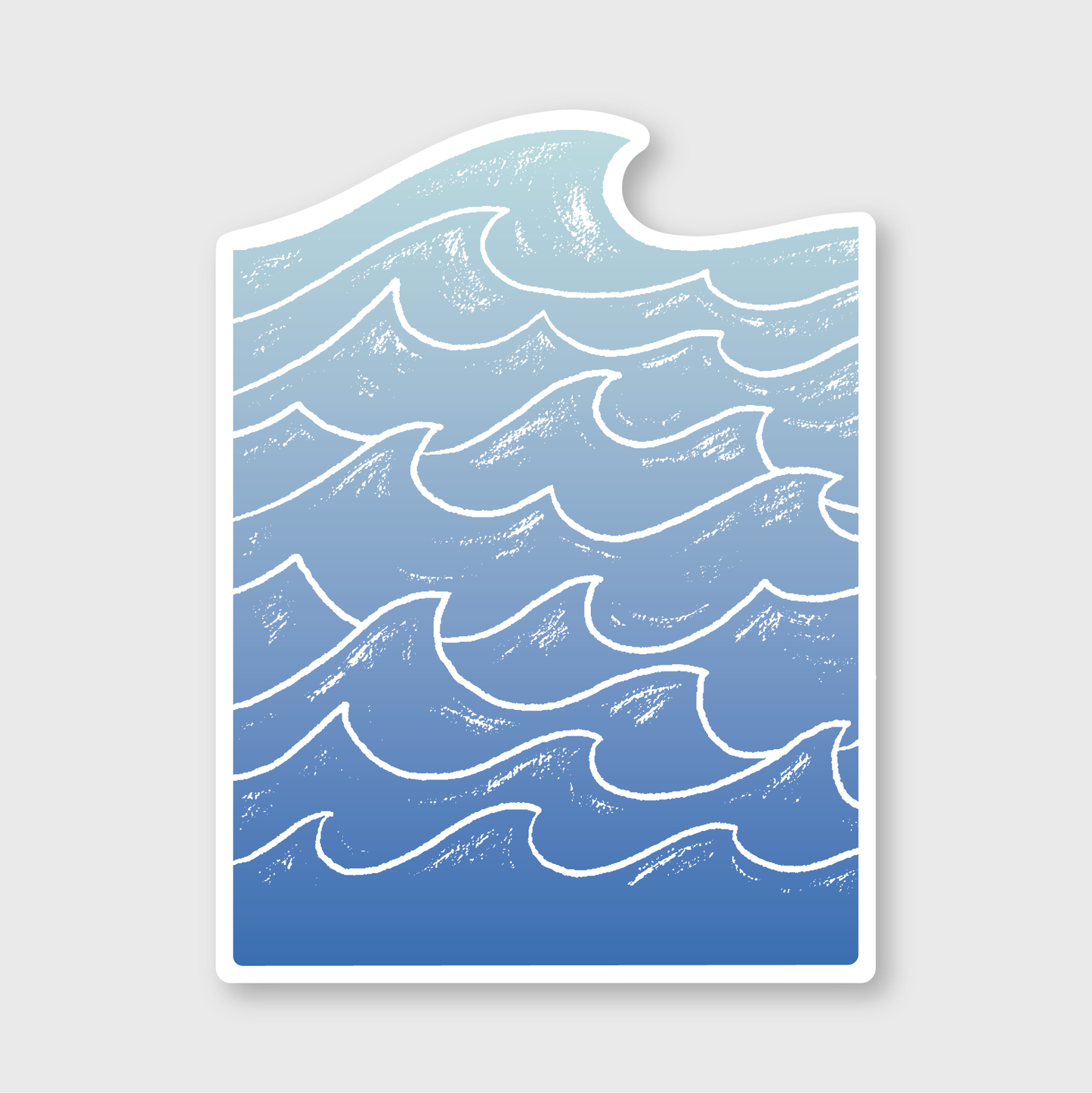 Raging Waves Sticker