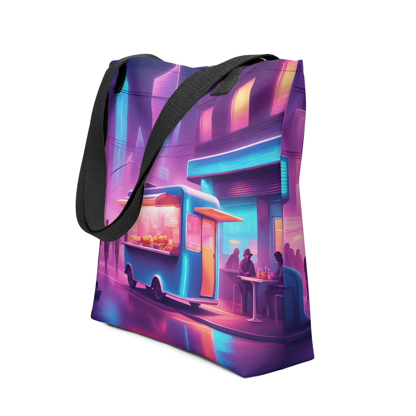 Hacker Snacks Food Truck 6 All-Over Print Tote Bag