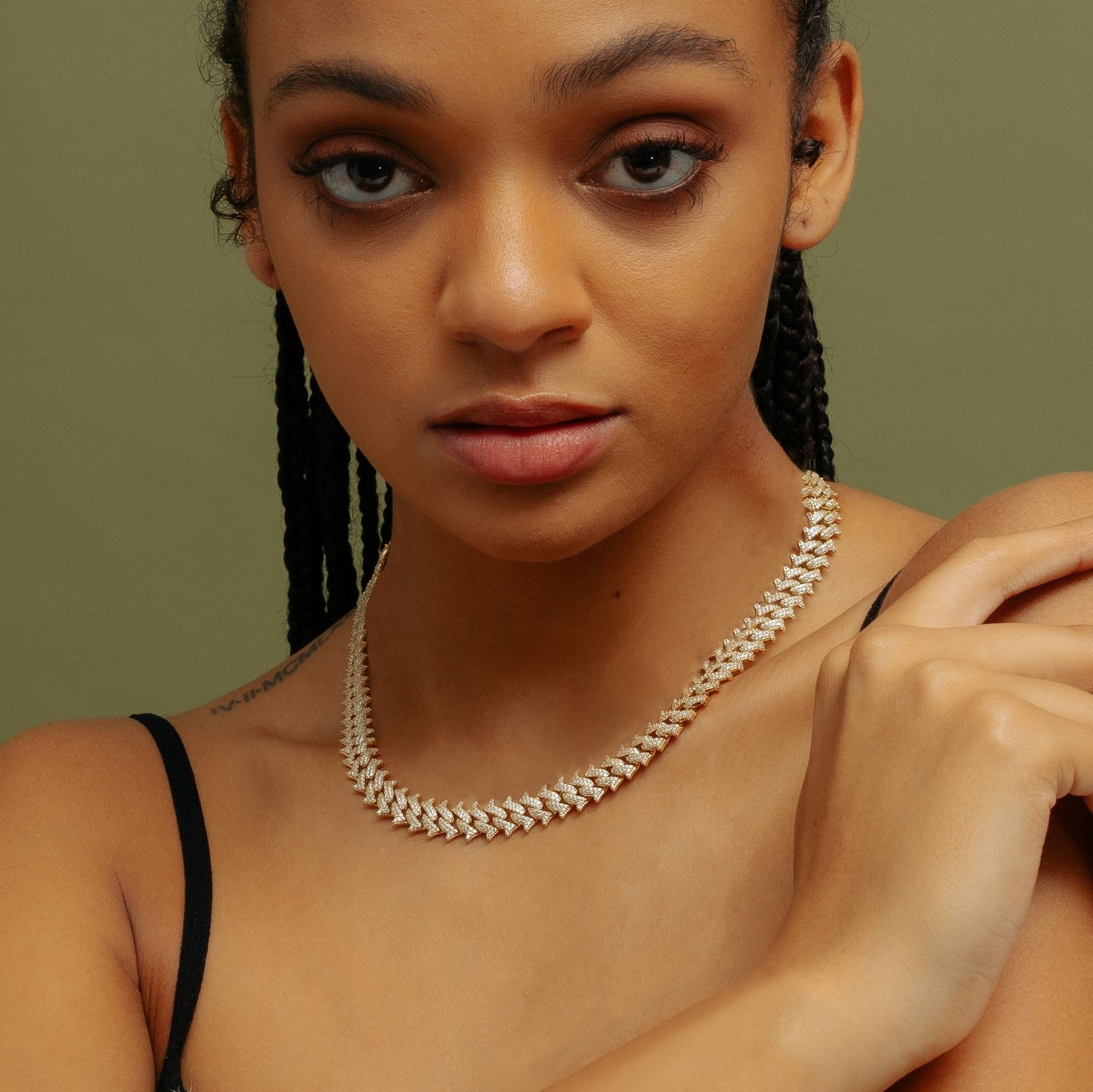 Iced Spiked Cuban Chain