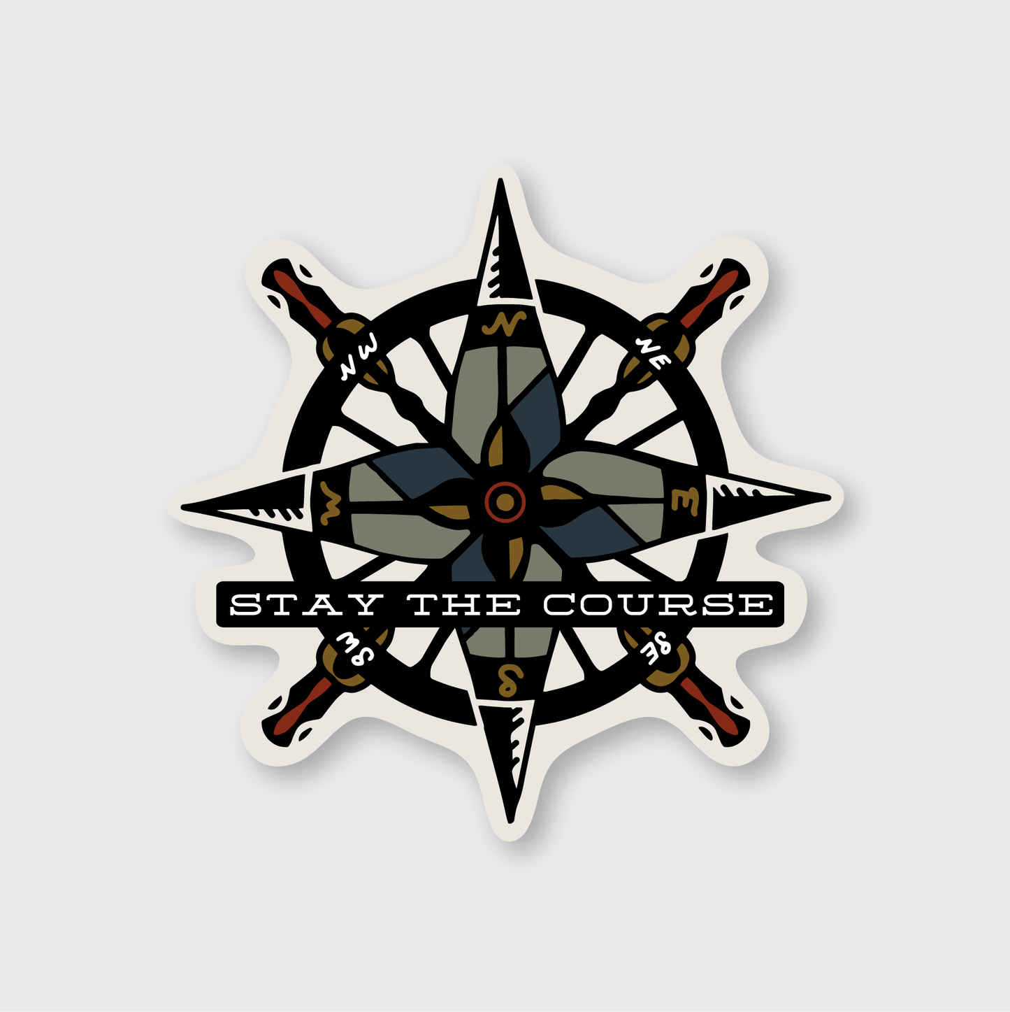 Stay The Course Sticker