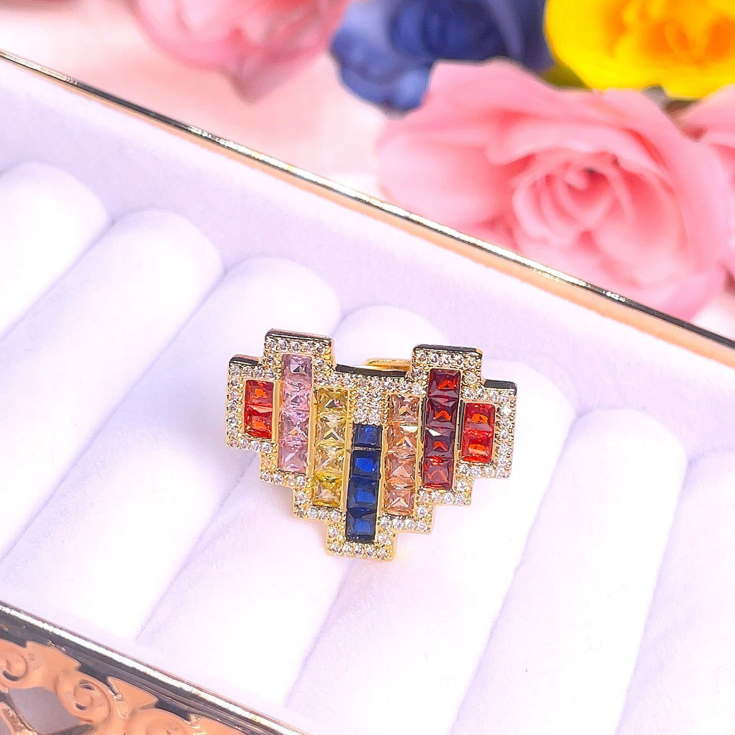 Playful Heart Ring