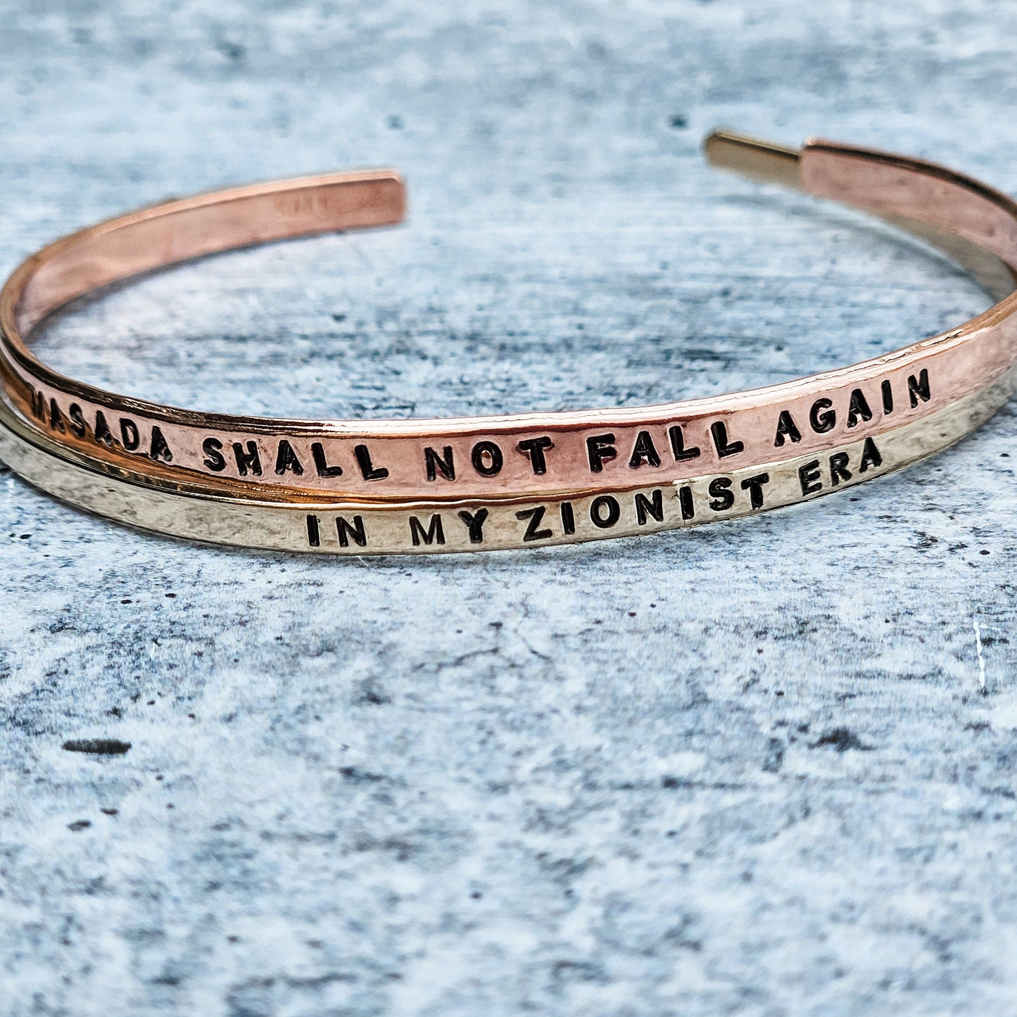 In My Zionist Era Adjustable Skinny Cuff Bracelet