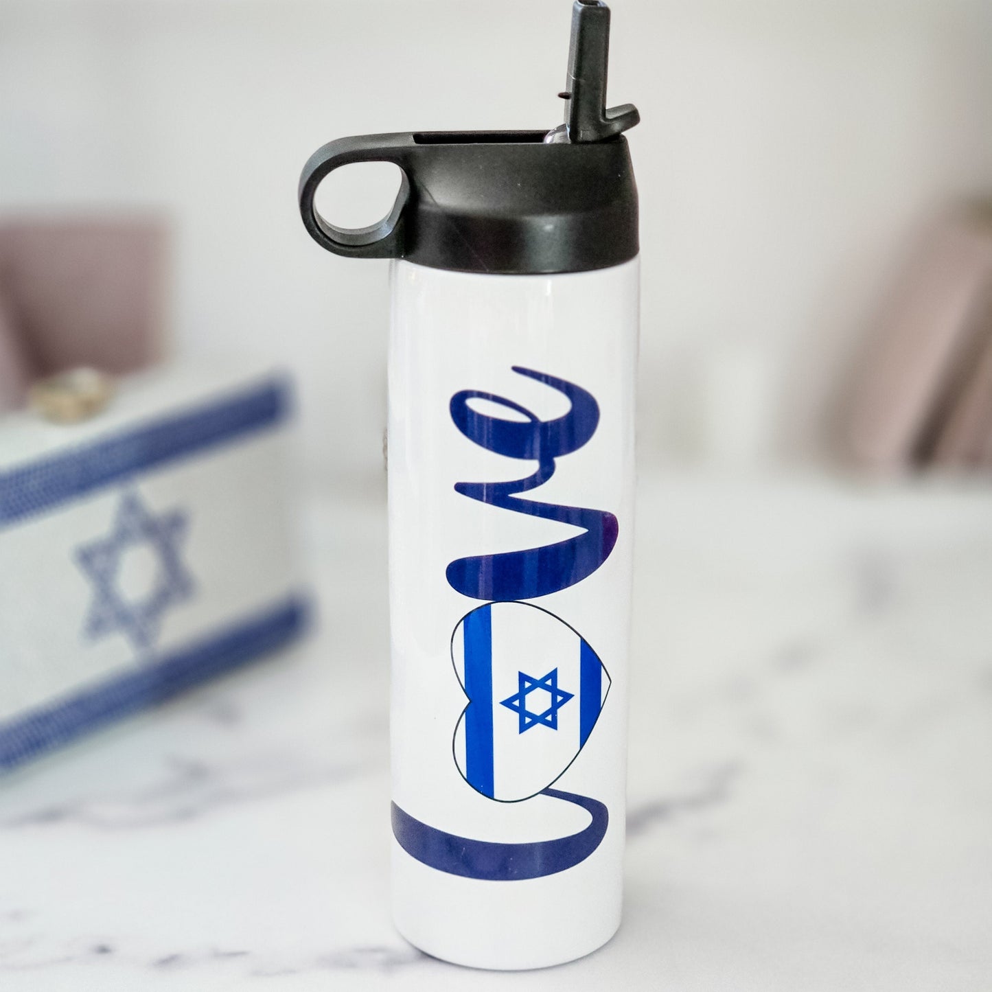 Israel Pride 20 oz Water Bottle