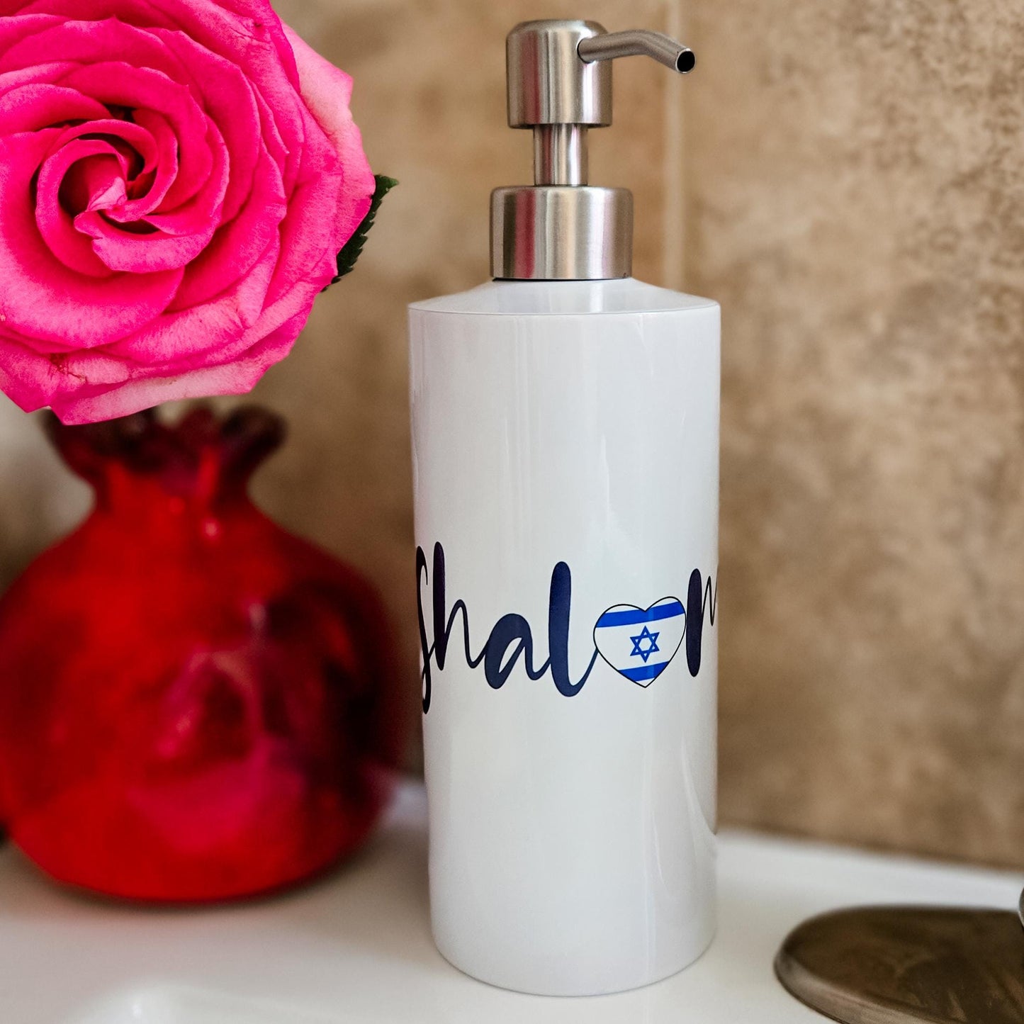 Shalom Israel Soap Dispenser