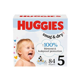Huggies® Snug & Dry – Size 4 (84 Count Total)