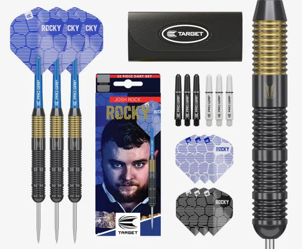 Josh Rock Brass Steel Tip Darts 22g