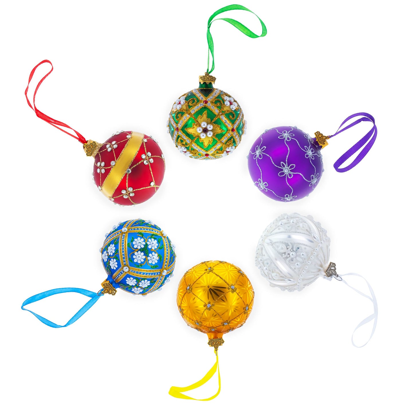 Cheerful Leader Glass Ball Boss Christmas Ornament 3.25 Inches