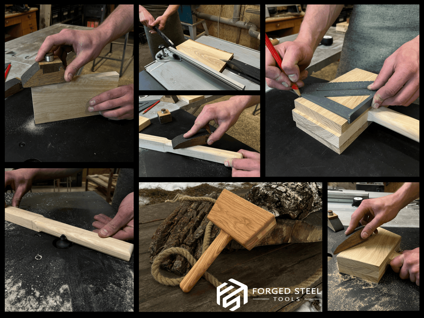 Quiet 35 oz Wooden Mallet (Mallet Tool)