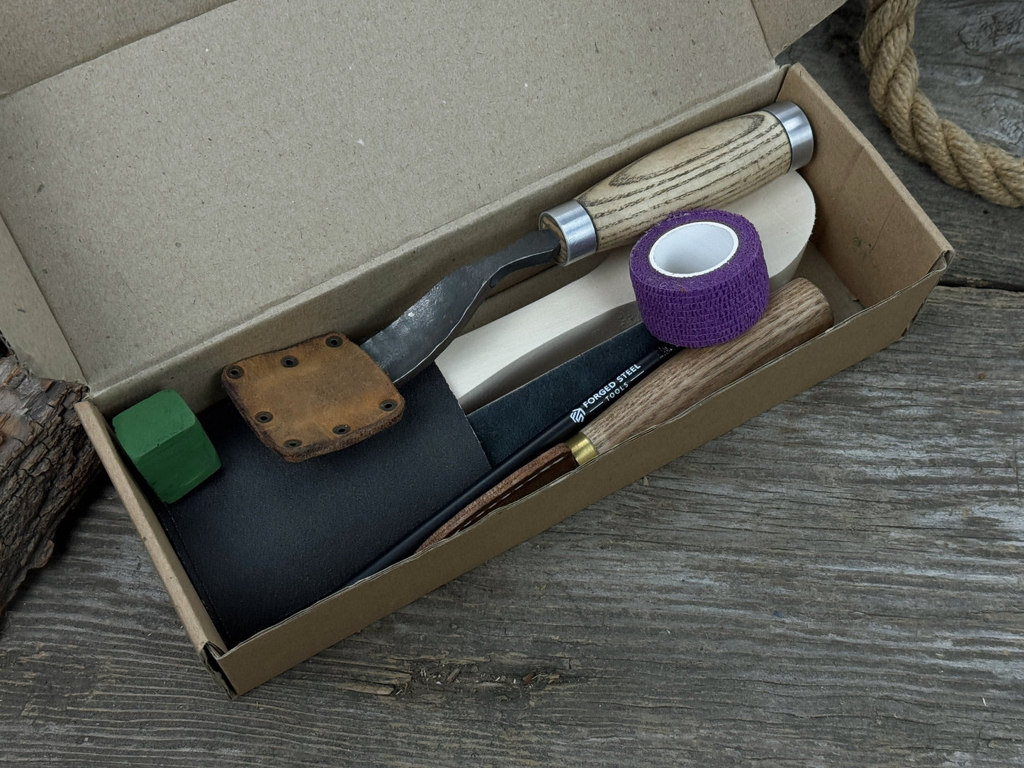 Spoon Carving Kit - Complete Starter Whittling Kit for Beginners Adults, Teens, and Kids