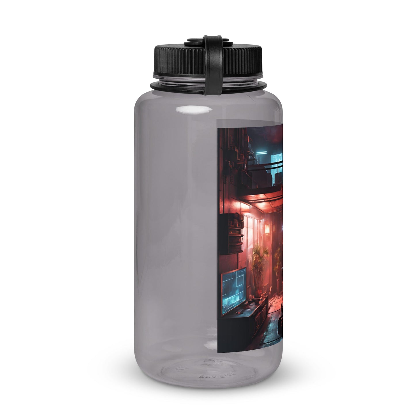 The Squat 2 Wide Mouth Plastic Water Bottle