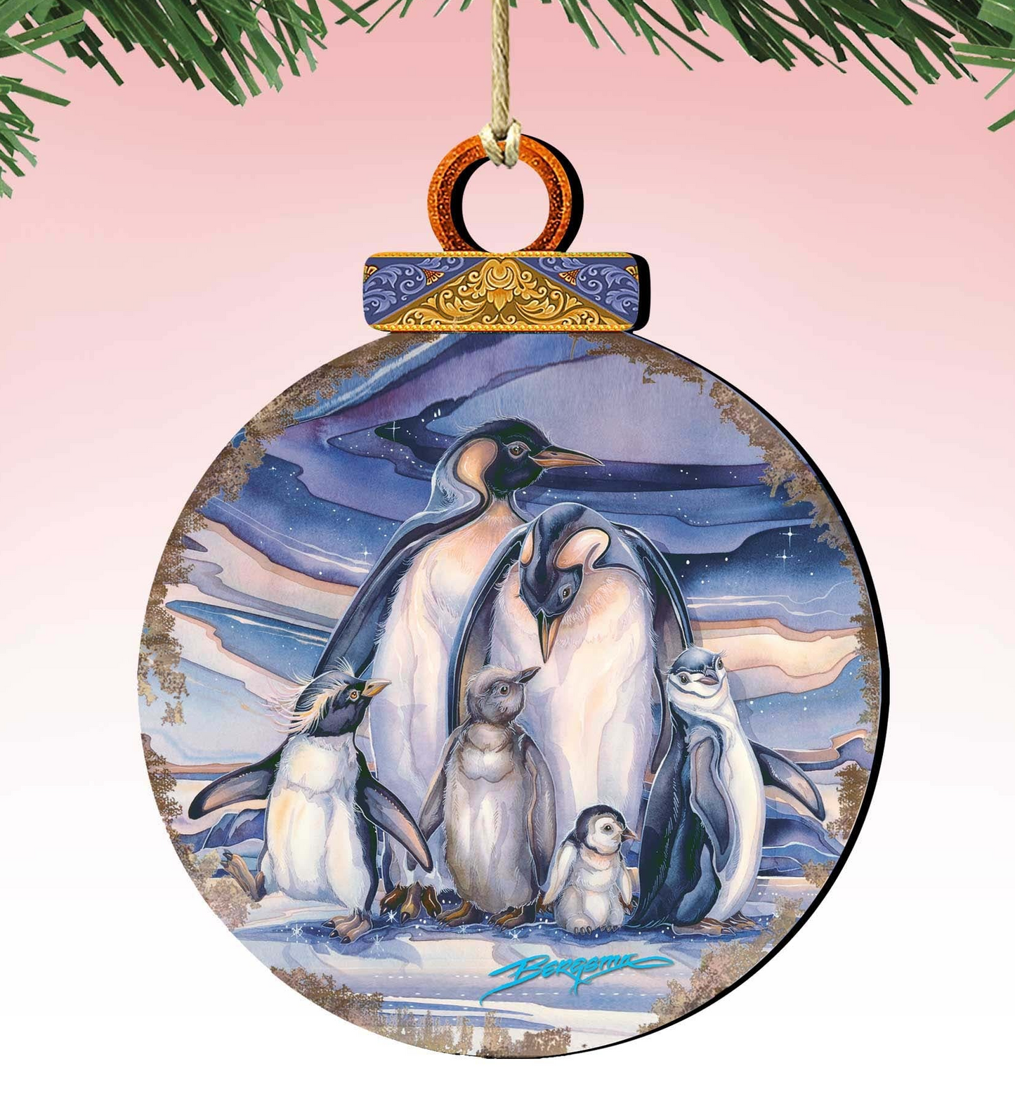 Sno Buddy Like You Wooden Ornaments by J. Bergsma - Wildlife Holiday Decor - 8591659-JB