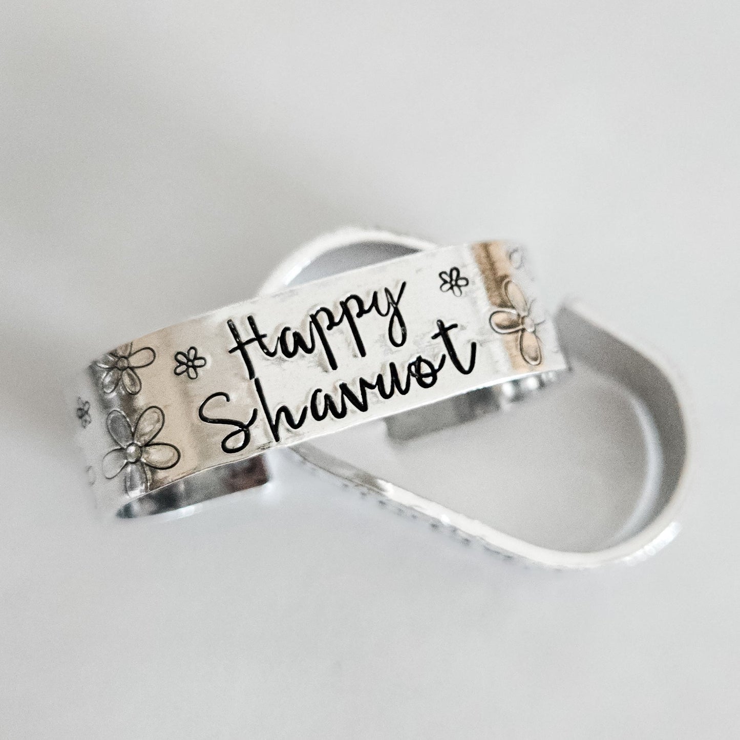 Shavuot Handcrafted Floral Napkin Rings