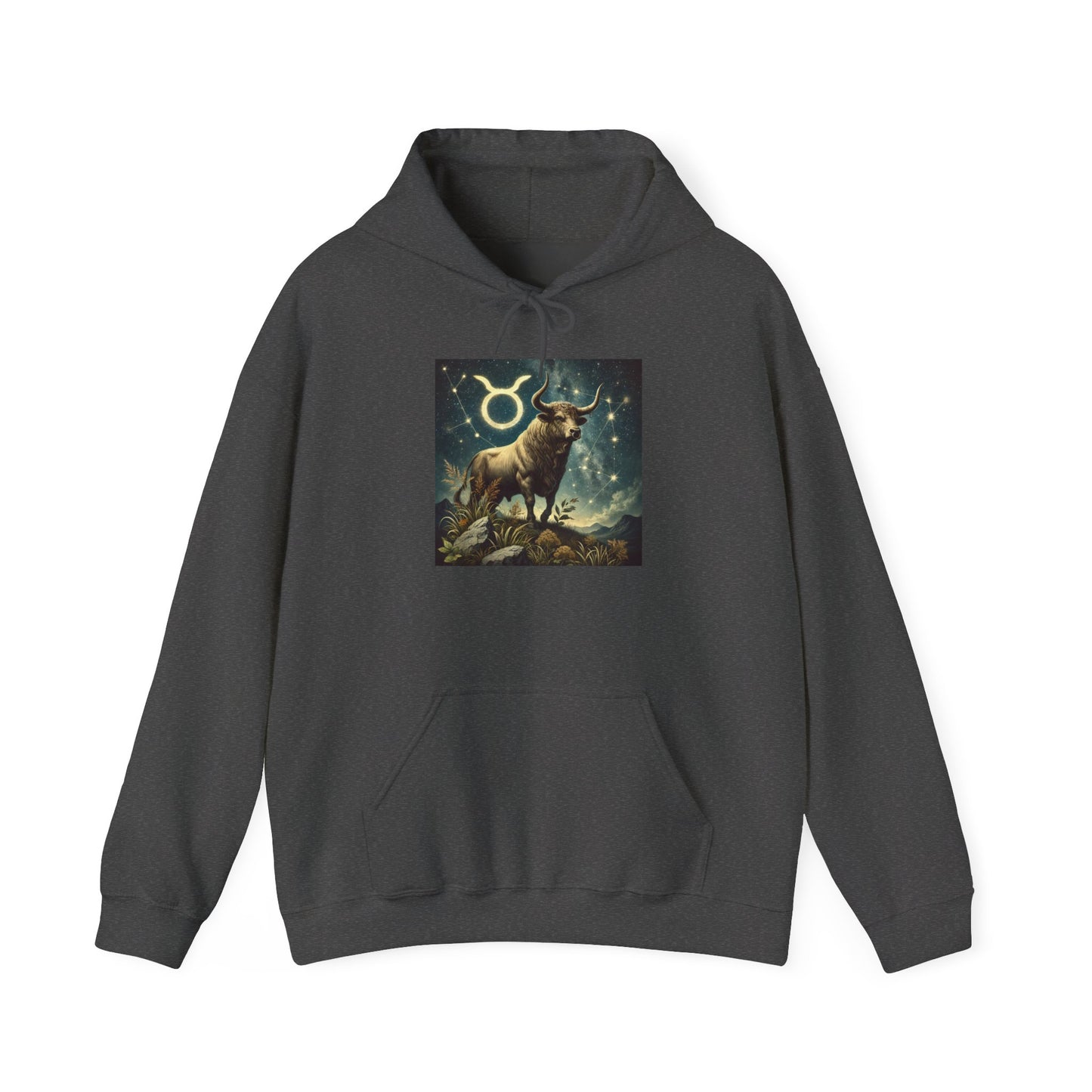 Taurus Zodiac Sign Unisex Hooded Sweatshirt - Cozy Heavy Blend™ Hoodie with Stylish Astrological Design - Great Gift Idea!