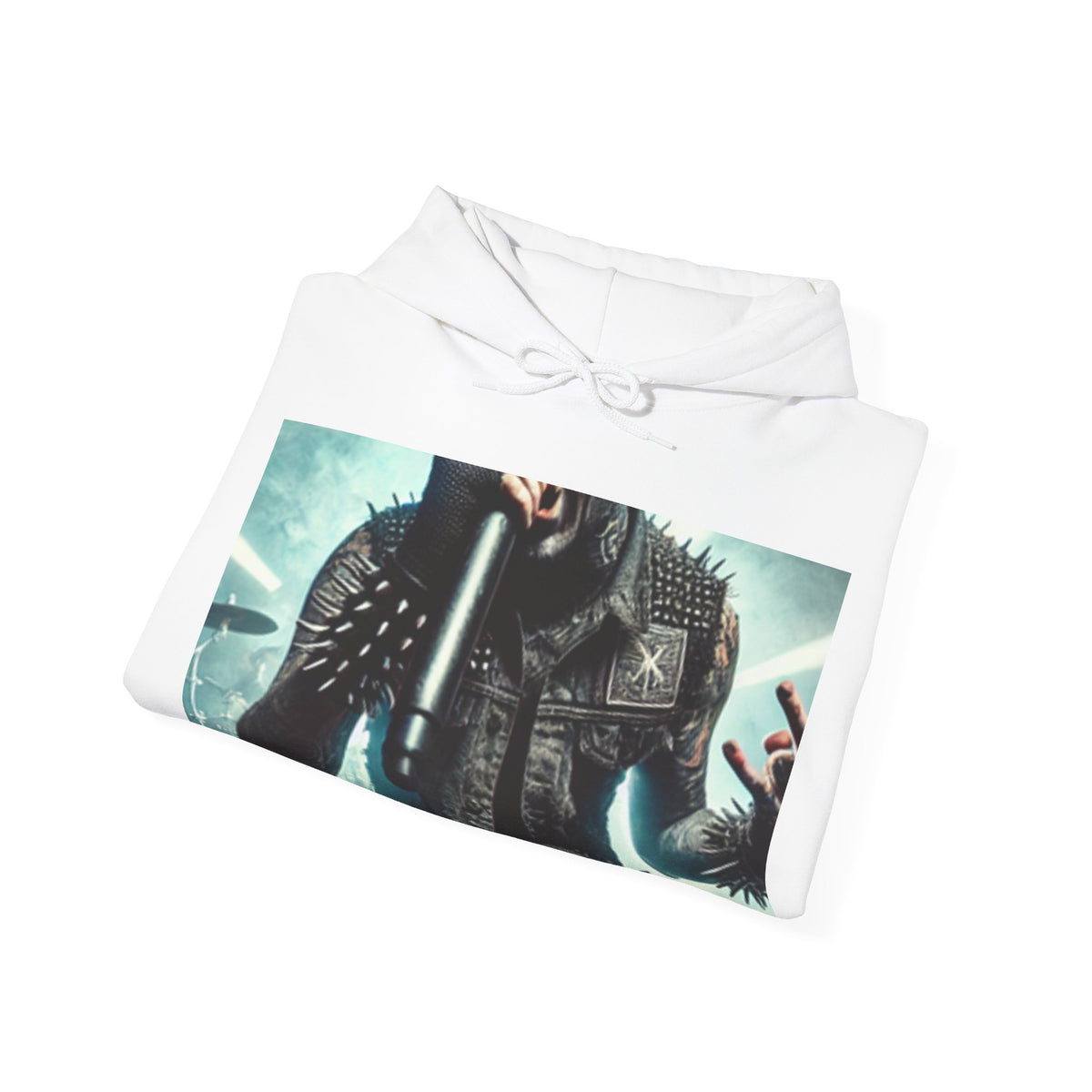 Punk Rock Vocalist Stage Energy Cozy Music Hoodie