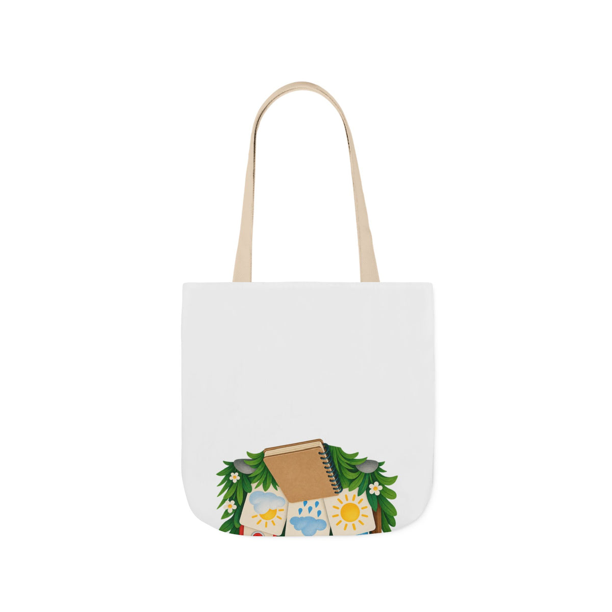 Colorful Backyard Weather Watching Kit Tote Bag