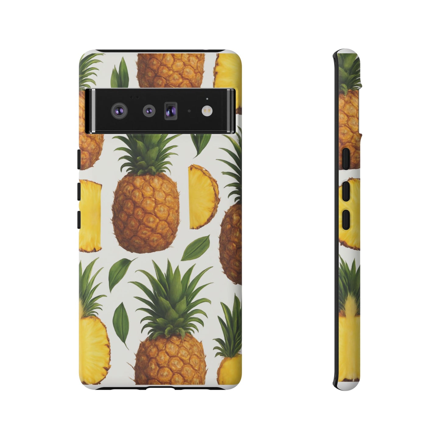 Pineapple Phone Case - Tough Cases, Tropical Phone Cover, Summer Vibe Accessories, Cute Pineapple Design, Fun Gift for Fruit Lovers