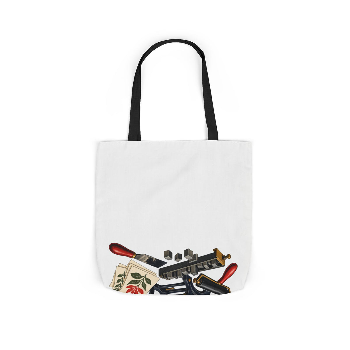 Botanical Letterpress Printshop Tote Bag