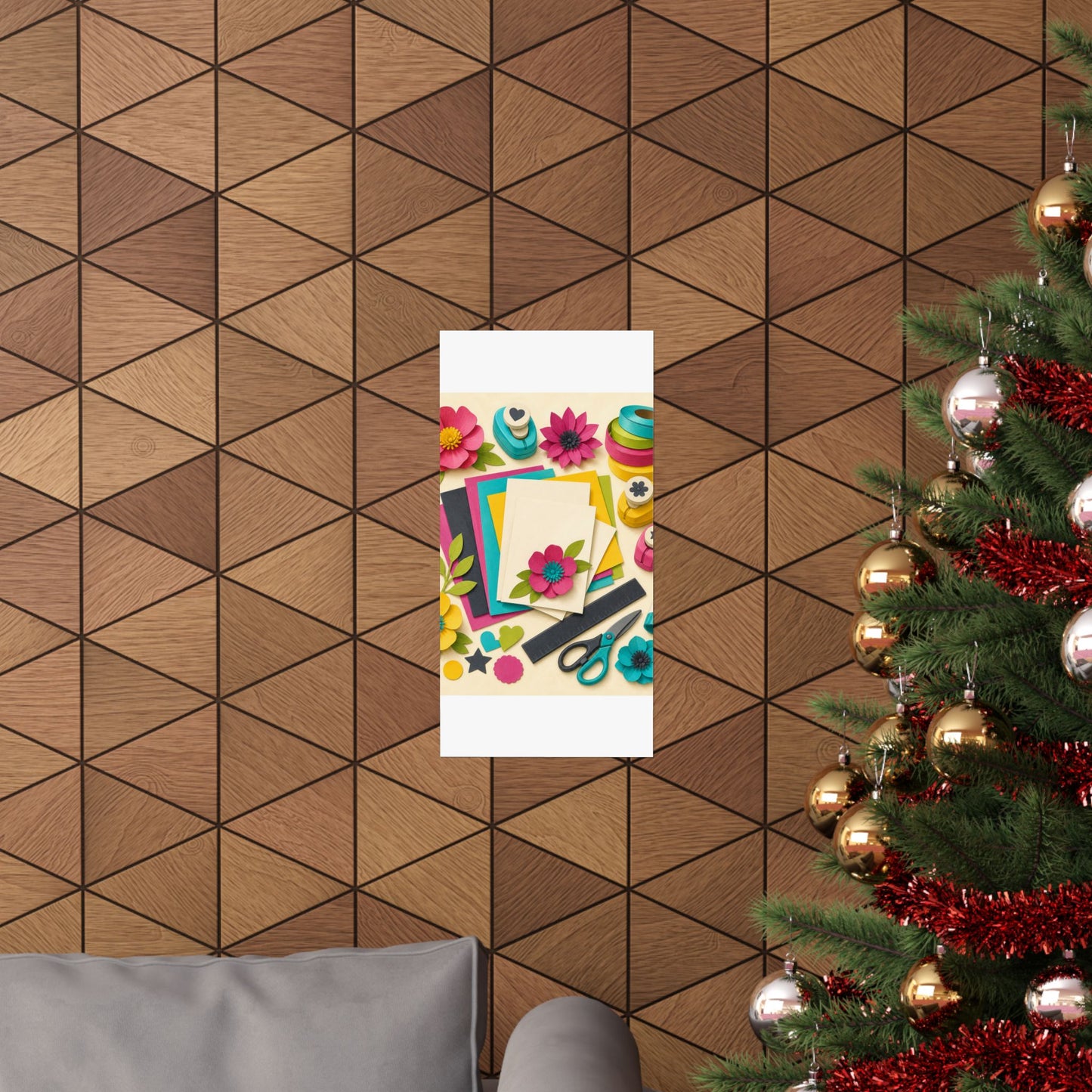 Bright Paper Crafting Hobby Poster