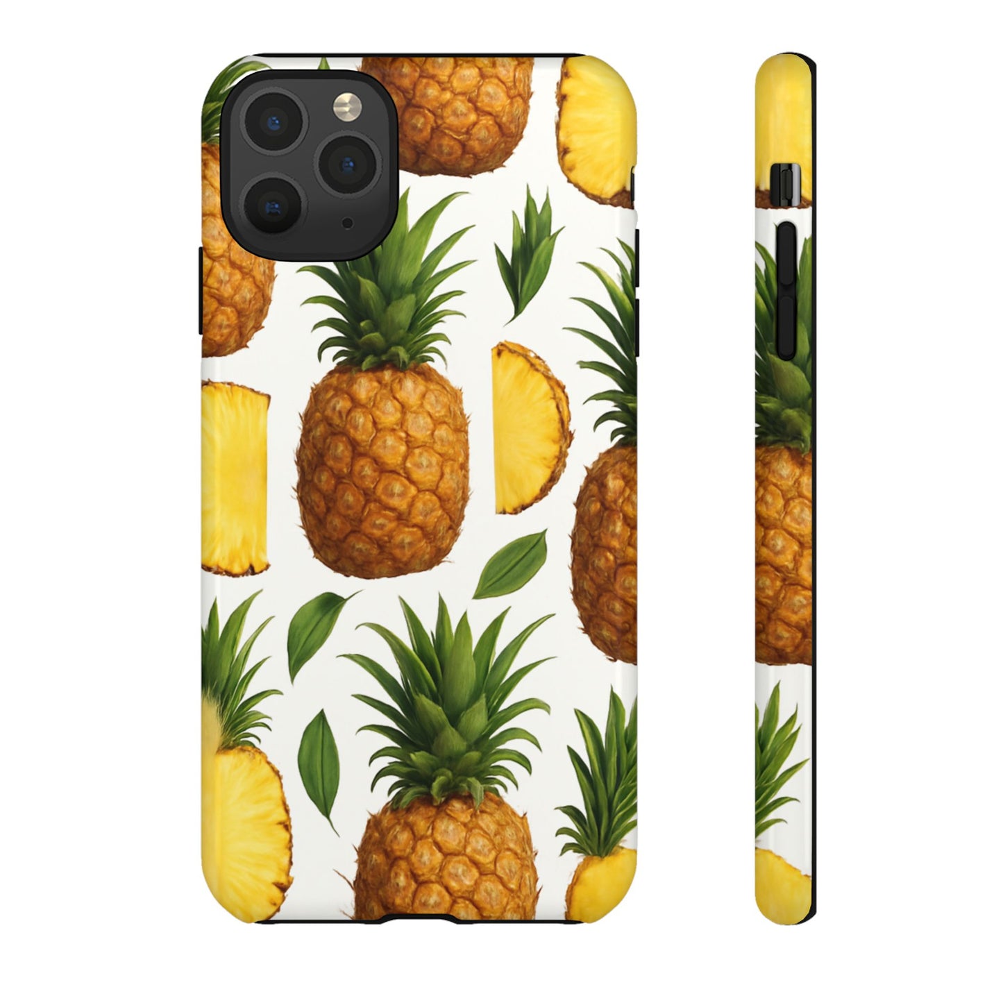 Pineapple Phone Case - Tough Cases, Tropical Phone Cover, Summer Vibe Accessories, Cute Pineapple Design, Fun Gift for Fruit Lovers