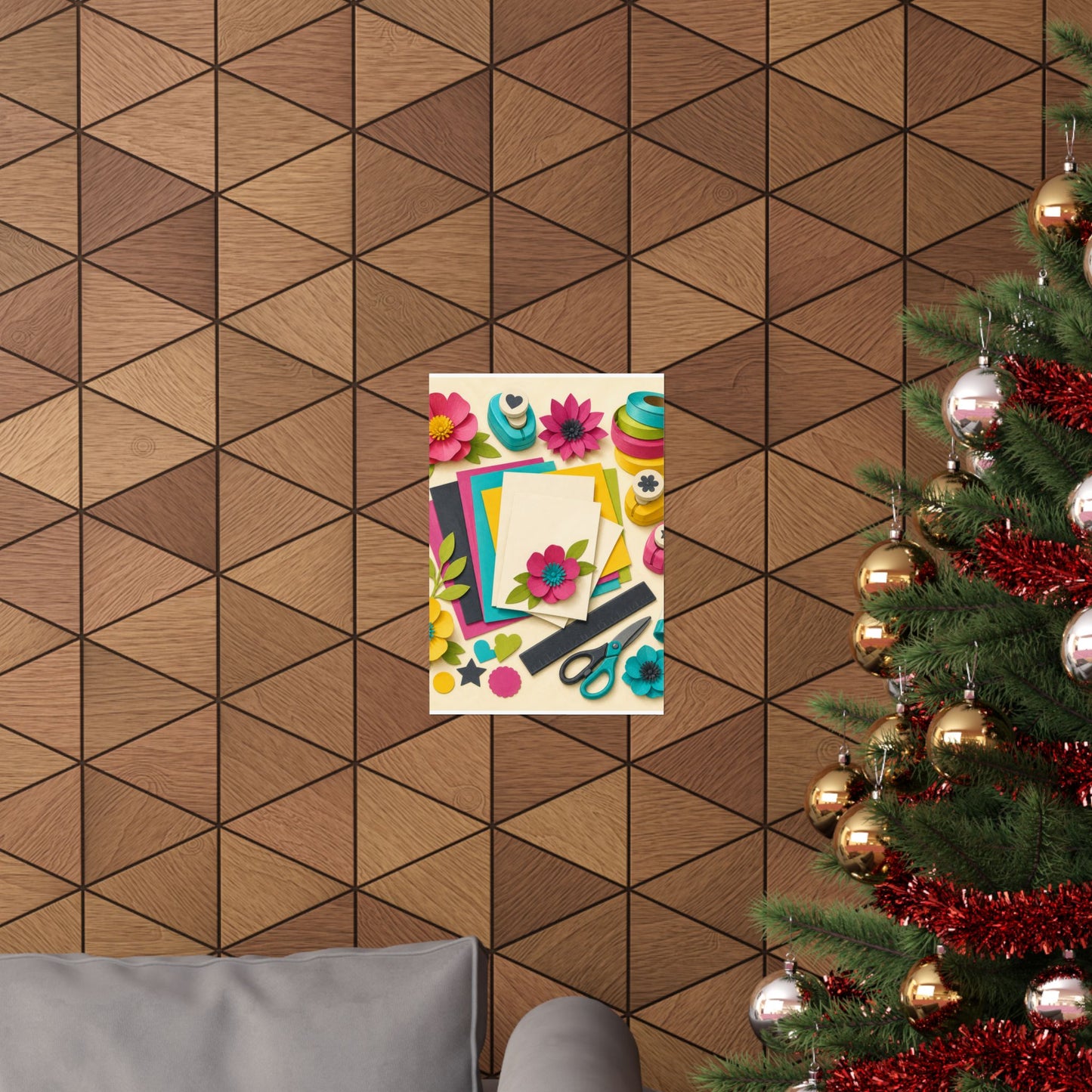 Bright Paper Crafting Hobby Poster