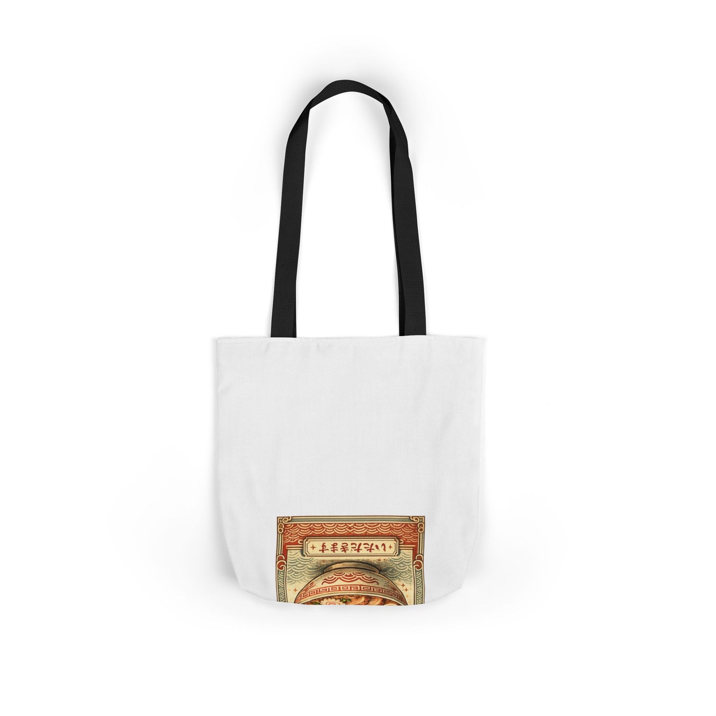 Vintage Ramen Bowl Illustration Tote Bag