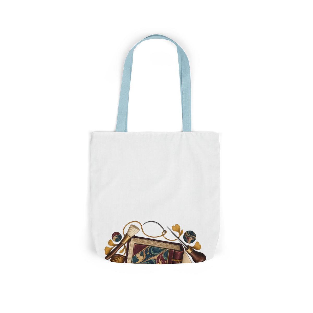 Traditional Marbled Bookbinding Workshop Tote Bag