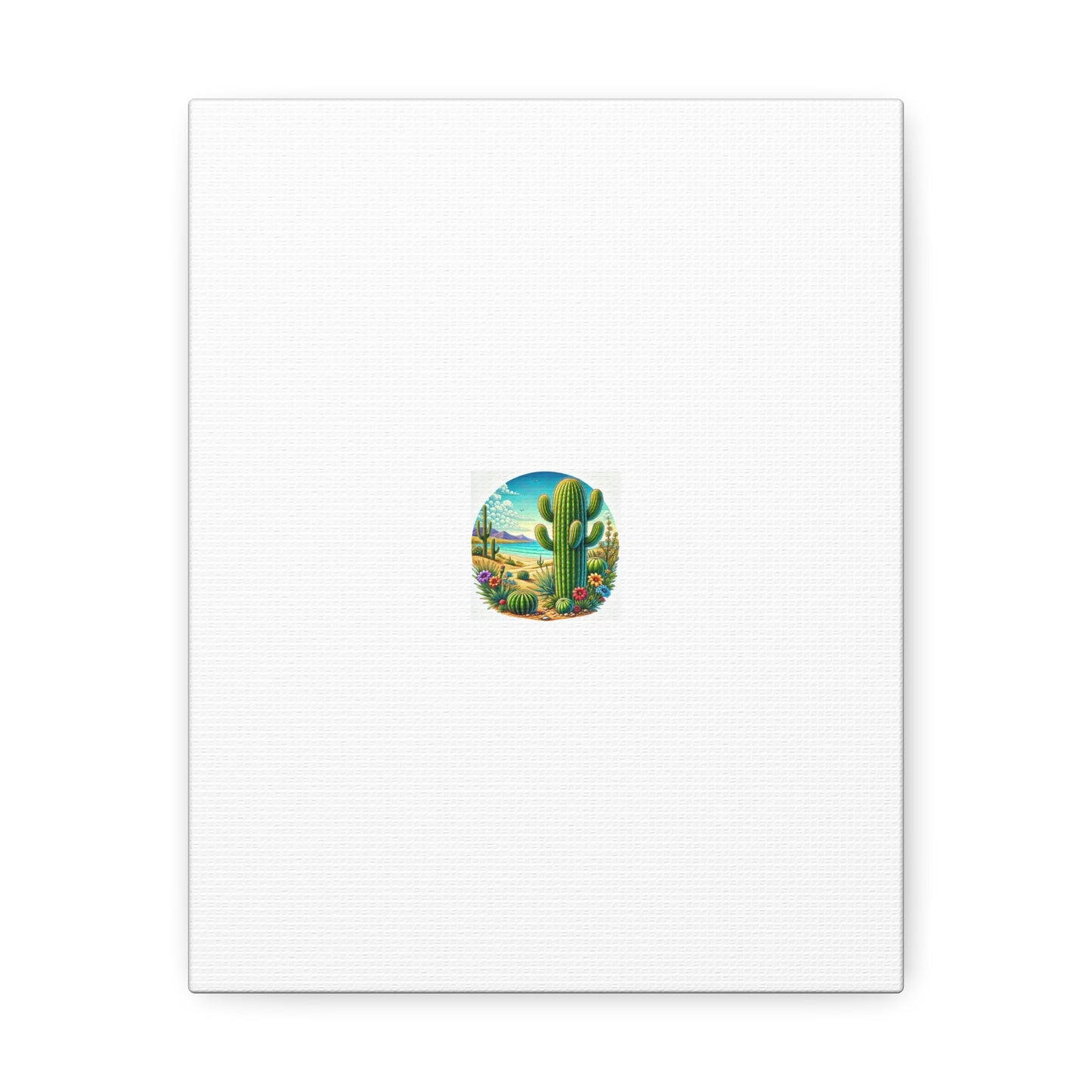 Desert Cactus Bloom Garden Canvas Botanical Desert Wall Art Gift