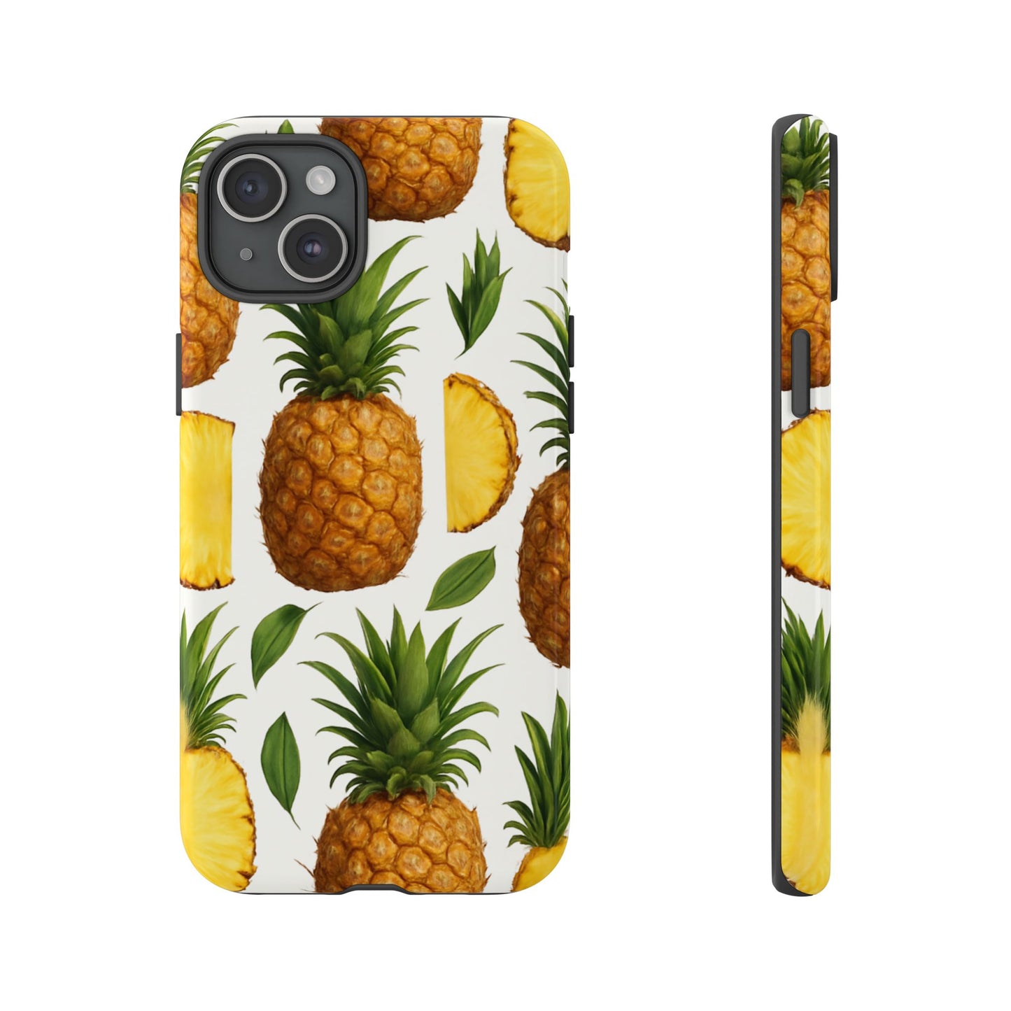 Pineapple Phone Case - Tough Cases, Tropical Phone Cover, Summer Vibe Accessories, Cute Pineapple Design, Fun Gift for Fruit Lovers