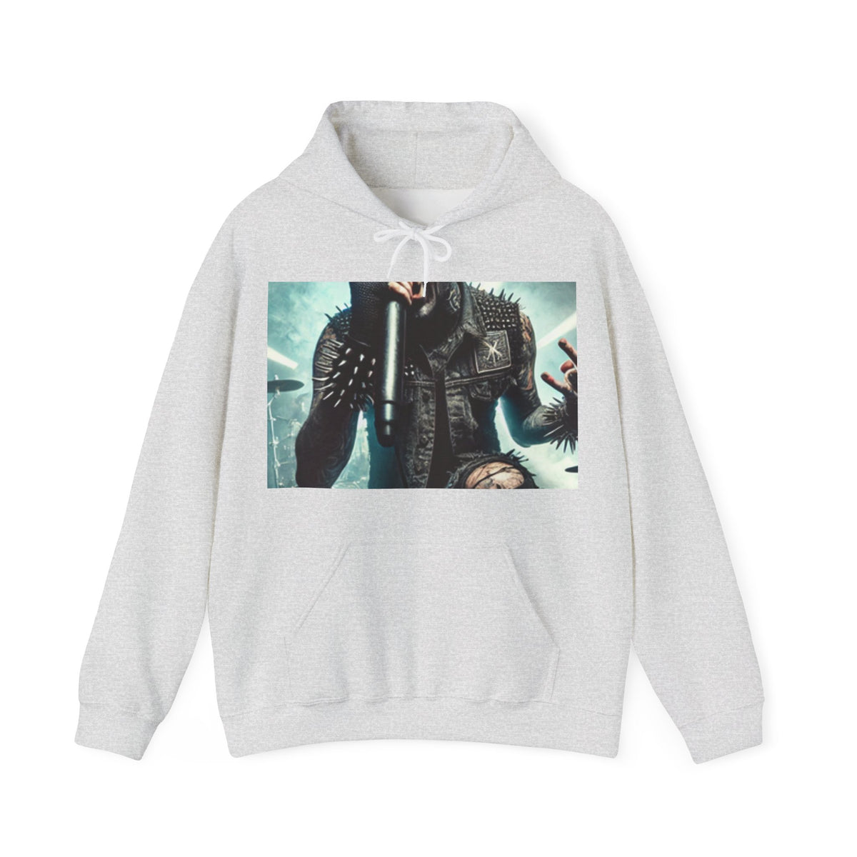 Punk Rock Vocalist Stage Energy Cozy Music Hoodie