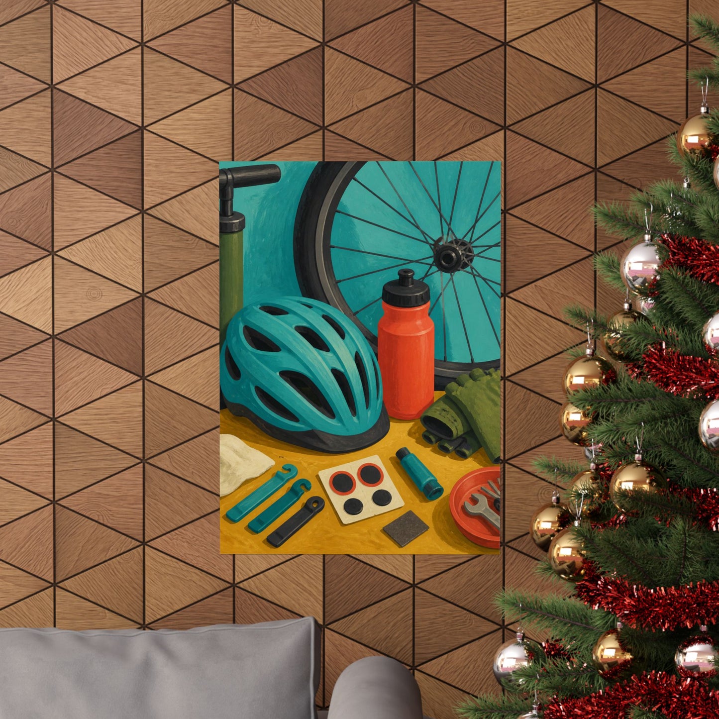 Everyday Bicycle Workshop Art Poster