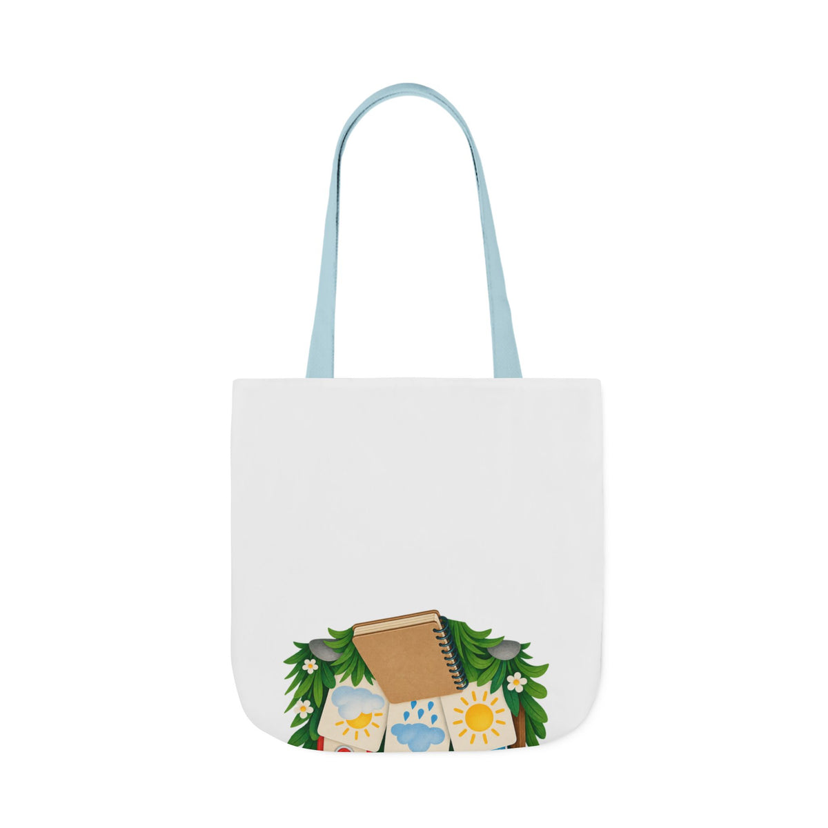 Colorful Backyard Weather Watching Kit Tote Bag