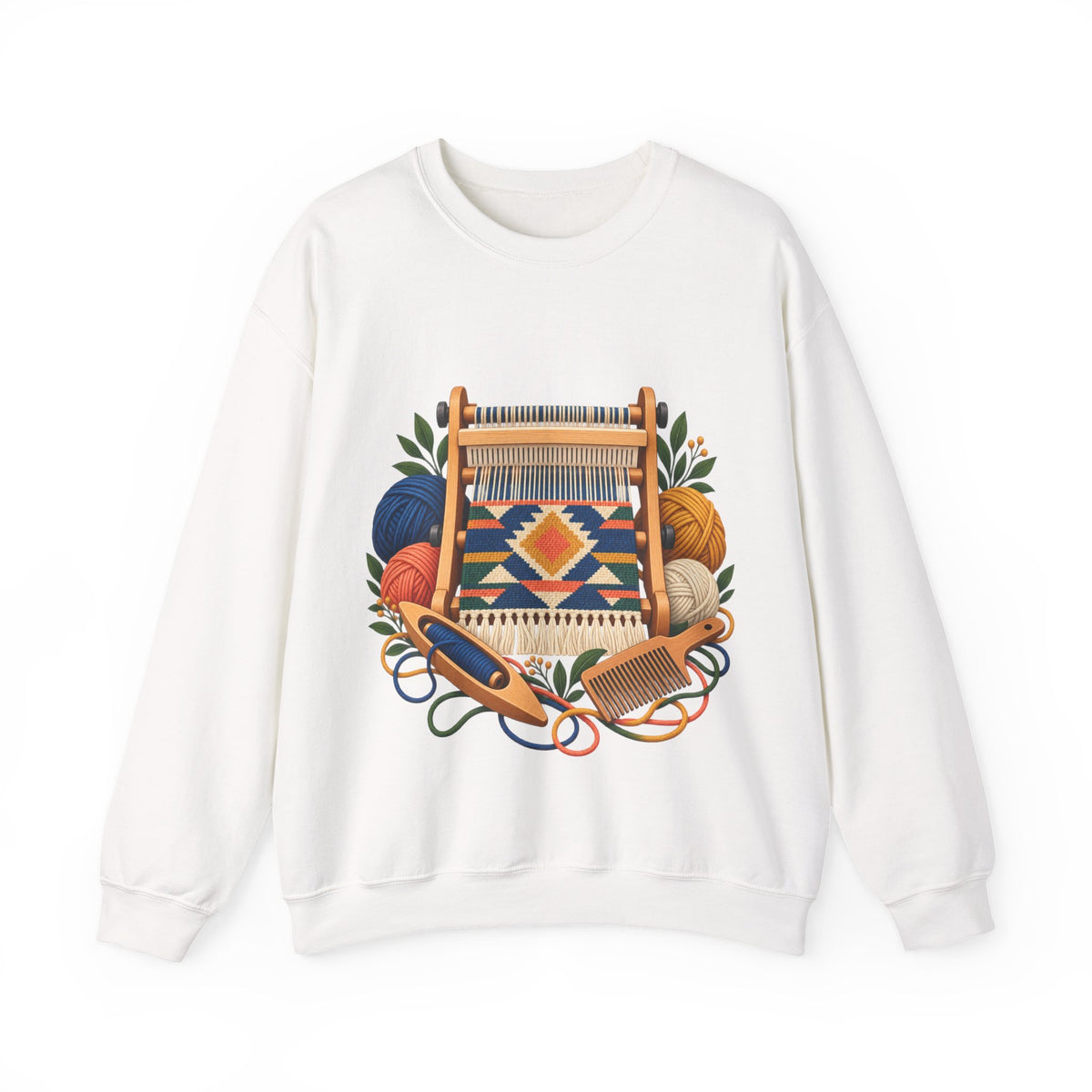 Geometric Hand Weaving Workshop Sweatshirt