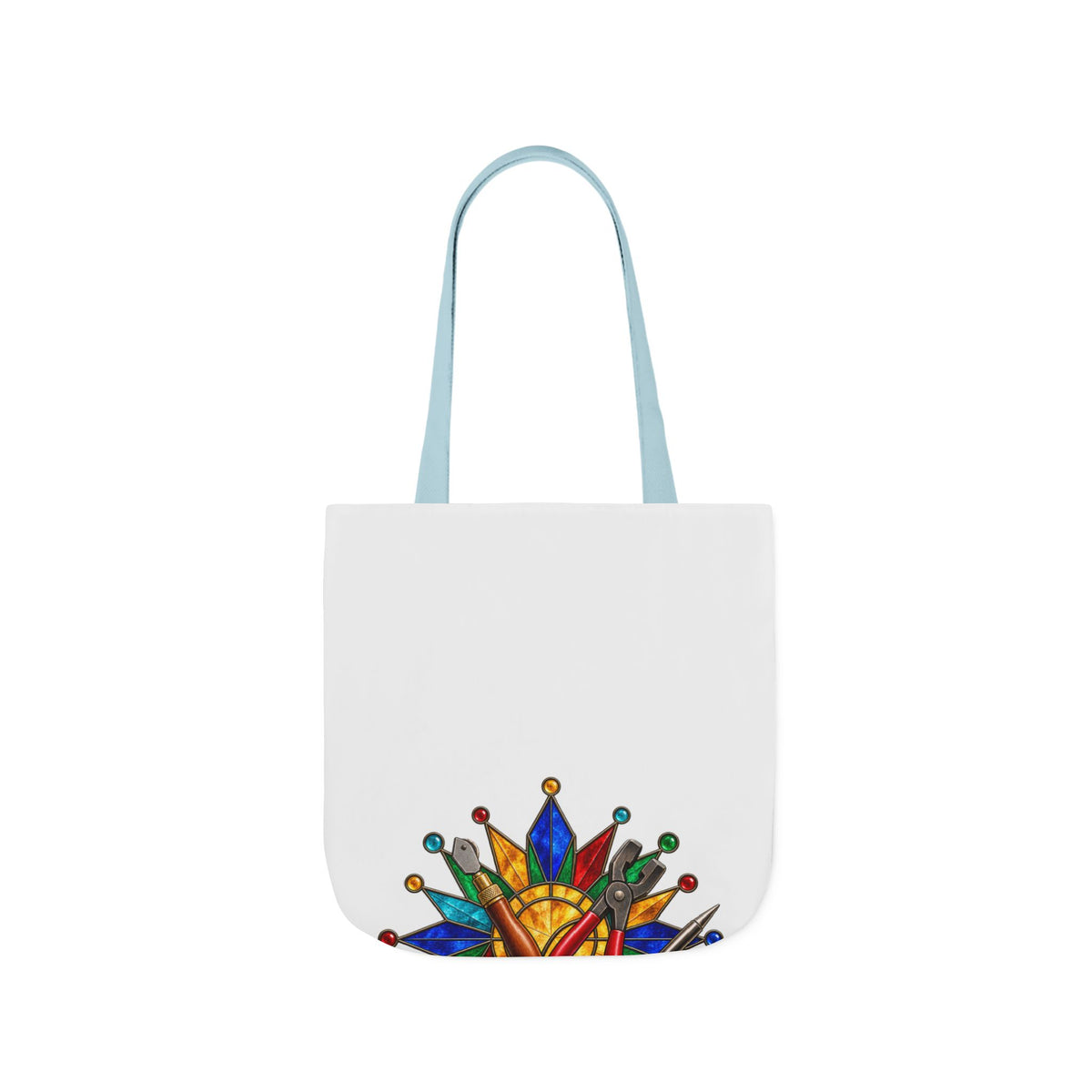 Stained Glass Workshop Tools Tote Bag
