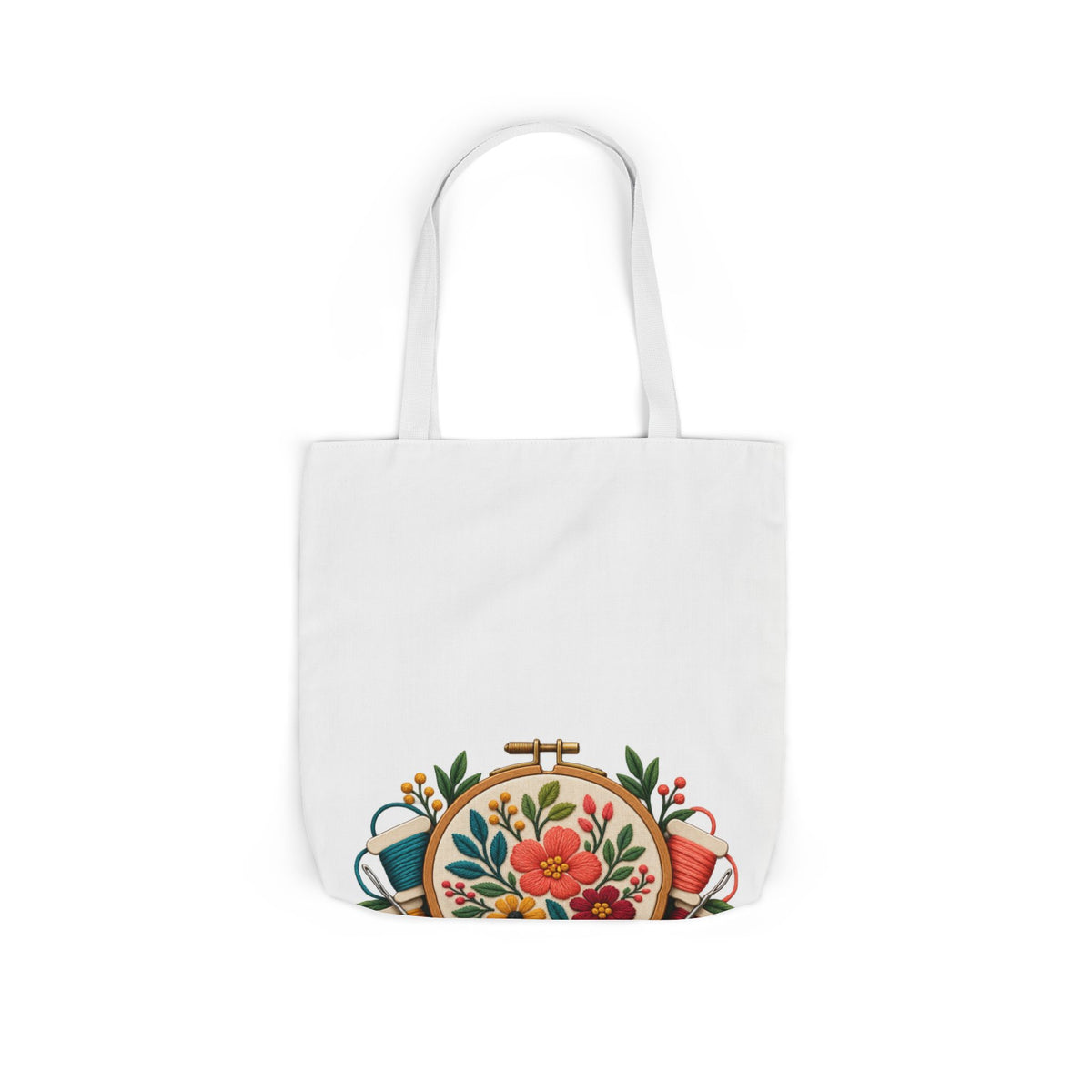 Botanical Embroidery Workshop Tote Bag