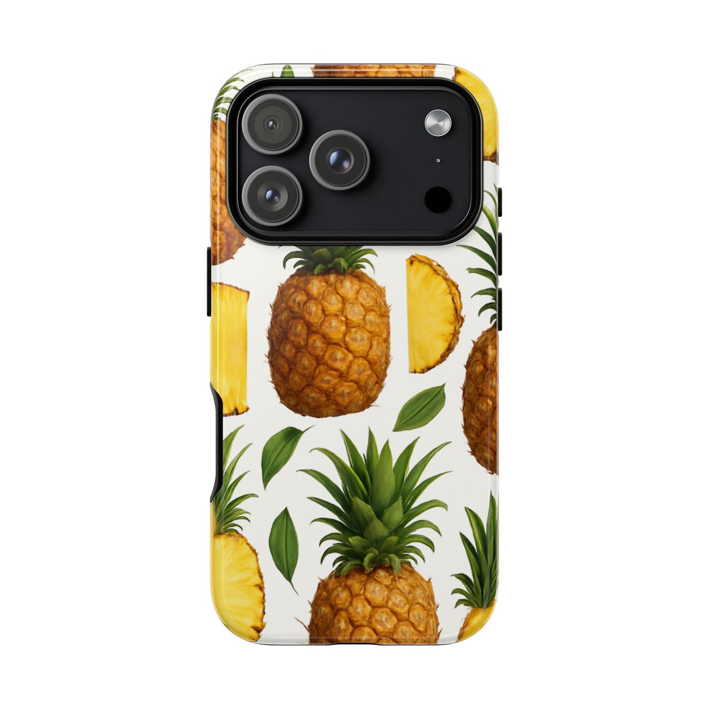 Pineapple Phone Case - Tough Cases, Tropical Phone Cover, Summer Vibe Accessories, Cute Pineapple Design, Fun Gift for Fruit Lovers