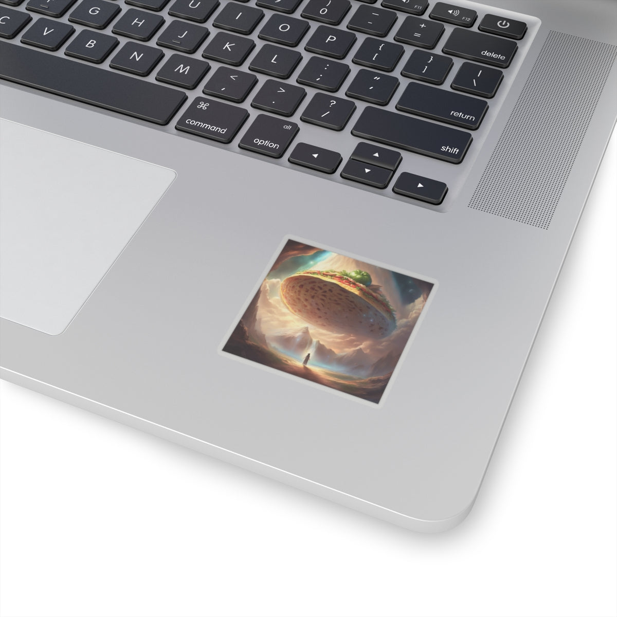 Cosmic Taco UFO Surreal Food Fantasy Art Sticker