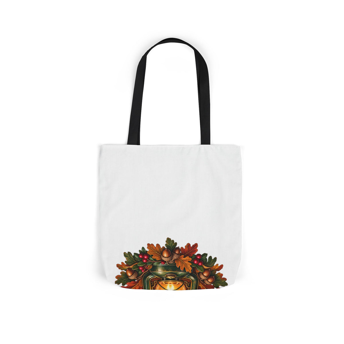 Autumn Oak Lantern and Acorns Tote Bag