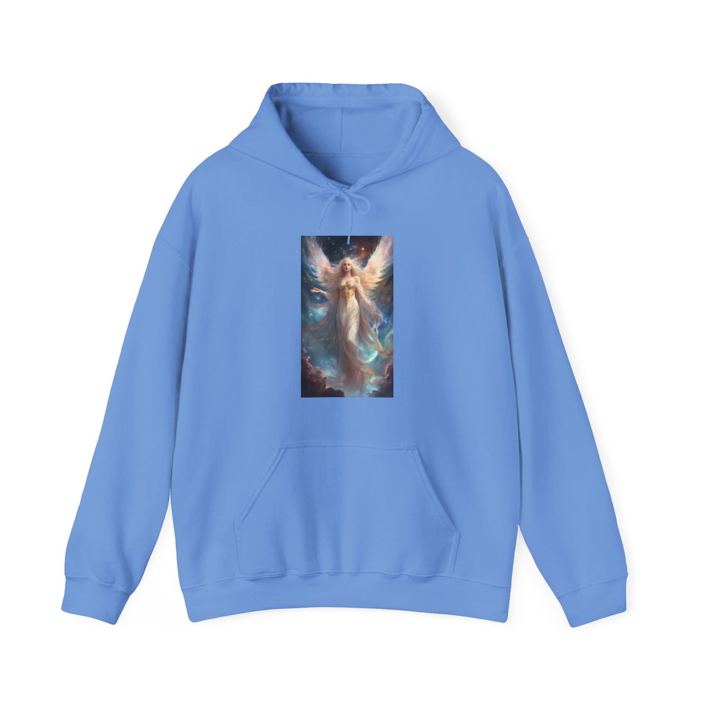 Celestial Winged Heroine Fantasy Portrait Hoodie