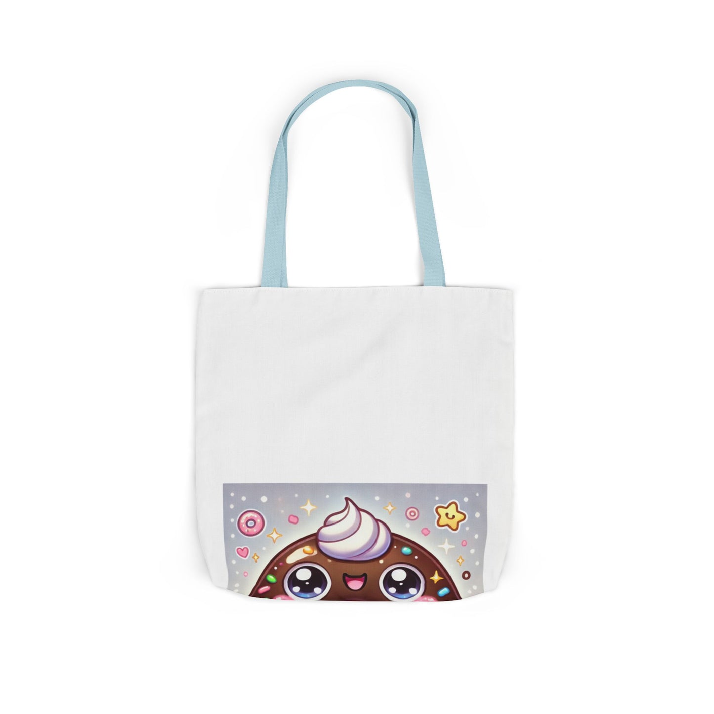 Kawaii Chocolate Donut Cute Dessert Art Tote Bag